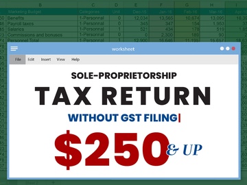 Sole-Proprietorship Tax Return